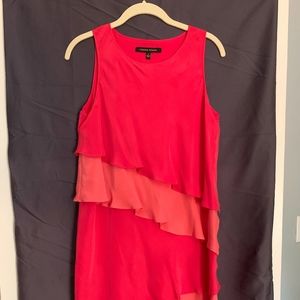 Cynthia Steffe Silk Tiered Ruffle Dress